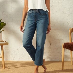 UpWest All-Day High-Rise Denim, size Large, like new, paid $98
